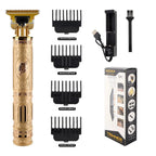 T9 Electric Hair Cutting Machine Hair Clipper Professional Men Shaver Rechargeable Barber Trimmer for Men Dragon Buddha BladeNest