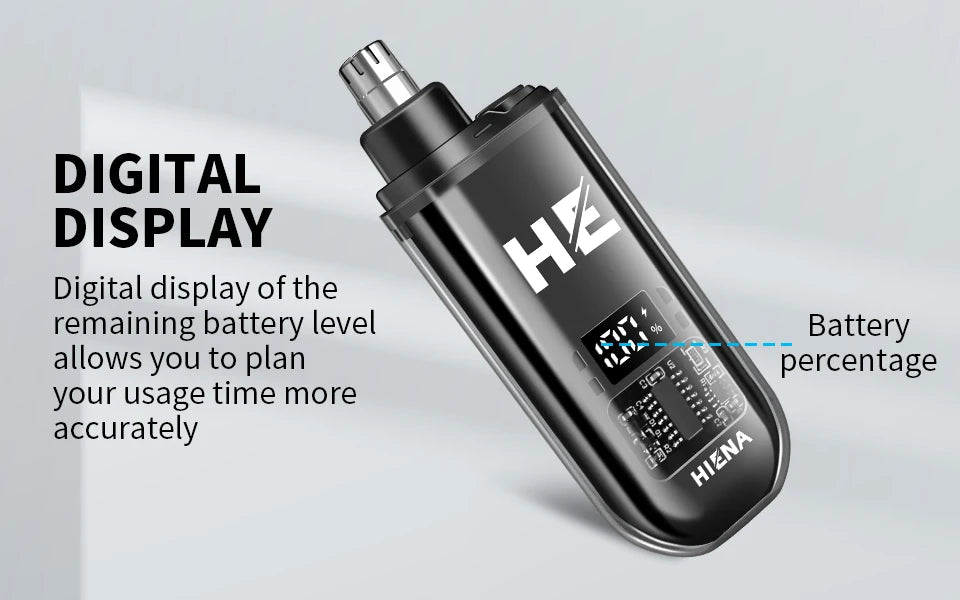 hiena Finish Machine Electric Professional Electric Hair Clippers Beard Clipper Rechargeable Men's Shaver Hair Trimmer Kit BladeNest