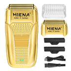 HIENA shaving machine men Electric shaver Hair clipper Rechargeable Metal Housing Pro Electric Shaver For Men Electric home BladeNest