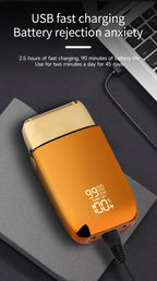 HIENA shaving machine men Electric shaver Hair clipper Rechargeable Metal Housing Pro Electric Shaver For Men Electric home BladeNest