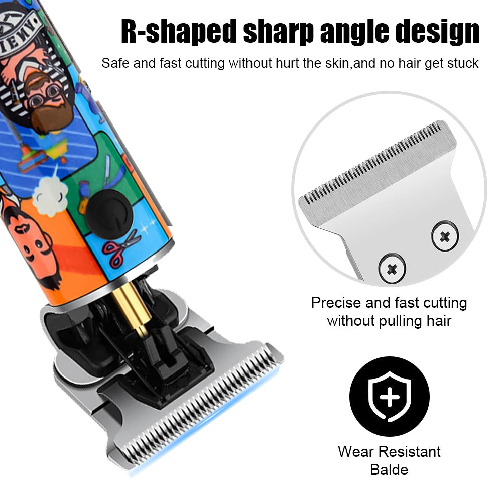 HIENA Trimmer Hair cutting machine Hair Clipper Magnetic Levitation Motor Hair Clipper Charging Base Men's Hair Clipper BladeNest