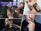 hiena Finish Machine Electric Professional Electric Hair Clippers Beard Clipper Rechargeable Men's Shaver Hair Trimmer Kit BladeNest