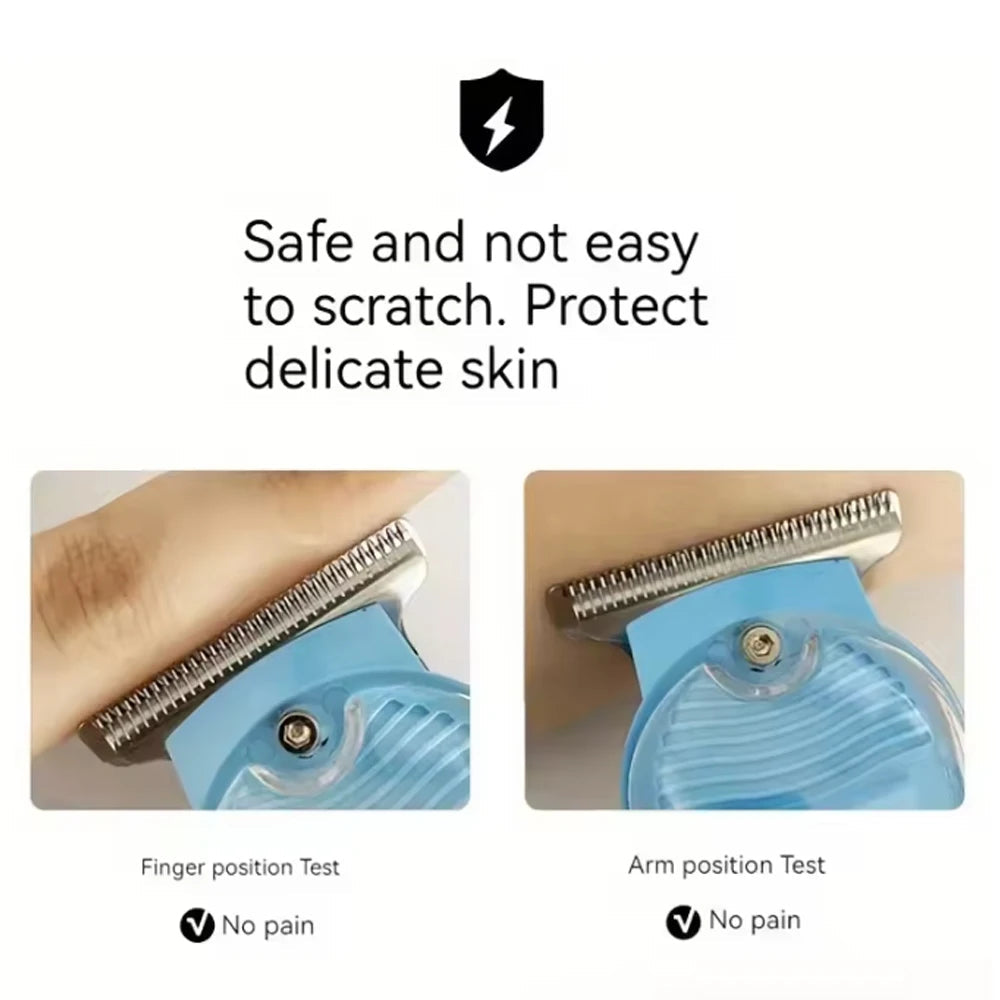 Transparent Body Electric Hair Clipper Professional Trimmer USB Rechargeable Hair Cutting Machine For Men Holiday Gift For Him BladeNest