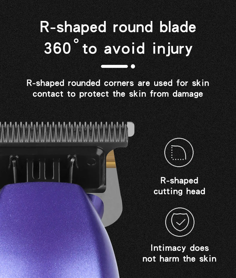 Hair Clipper Electric Hair Trimmer for Men Wireless Barber Trimmer Electric Shaver Professional Men's Hair Cutting Machine BladeNest
