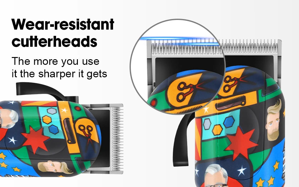 HIENA hair cutting machine Doodle style electric hair clipper professional hair clipper for men gift family beauty kit BladeNest