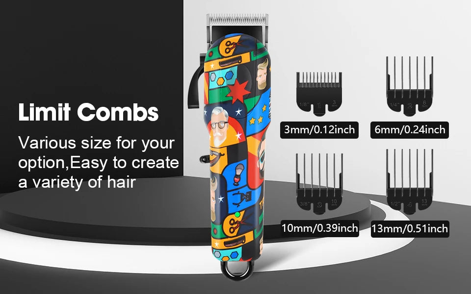 HIENA Trimmer Hair cutting machine Hair Clipper Magnetic Levitation Motor Hair Clipper Charging Base Men's Hair Clipper BladeNest