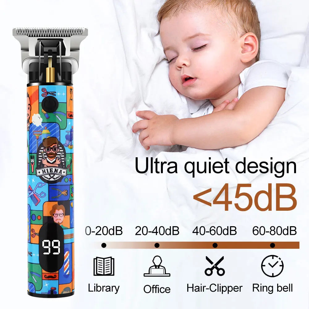 HIENA Trimmer Hair cutting machine Hair Clipper Magnetic Levitation Motor Hair Clipper Charging Base Men's Hair Clipper BladeNest