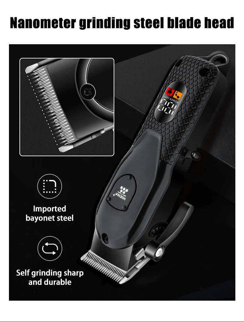 HIENA hair clipper Shaver Professional electric scissors push Barber shop hair trimmers Hair cutting machine trimmer for men BladeNest