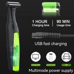 7 in 1 Shaver Men's Multifunctional Rechargeable Earbrow Nose Hair Trimmer Bikini Line Sensitive Shaver Hair Shaving Trimmer BladeNest