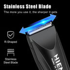 Electric Groin Hair Trimmer Pubic Hair Trimmer Body Grooming Clipper for Woman and men Bikini Epilator Rechargeable Shaver Razor BladeNest