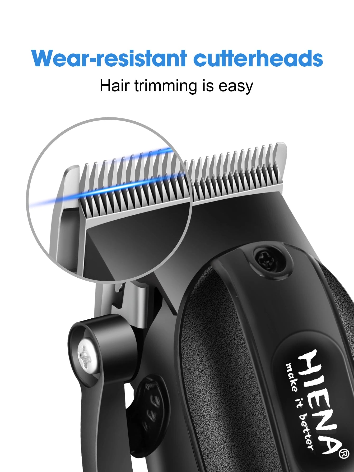 HIENA hair clipper Shaver Professional electric scissors push Barber shop hair trimmers Hair cutting machine trimmer for men BladeNest