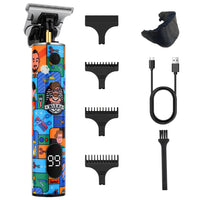 Hair Clippers trendy Graffiti design Barber shop Electric Hair Trimmer Razor Salon Hair Cutting Machine Clipper BladeNest