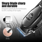 hiena Hair Clipper Kit for Men Electric Shaver Hair Trimmer Professional Cutting Machine Hair Trimmer with LCD Digital Display BladeNest