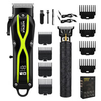 hiena Electric Hair Clipper UBS Rechargeable Cordless Beard Trimmer Men Powerful Electric Hair Clipper Trimming Tool BladeNest