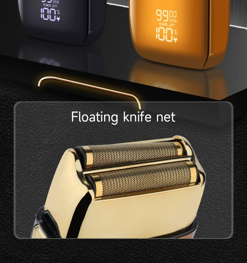 HIENA shaving machine men Electric shaver Hair clipper Rechargeable Metal Housing Pro Electric Shaver For Men Electric home BladeNest