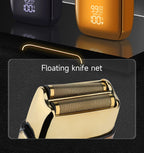 HIENA shaving machine men Electric shaver Hair clipper Rechargeable Metal Housing Pro Electric Shaver For Men Electric home BladeNest