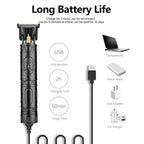 hiena Electric Hair Clipper UBS Rechargeable Cordless Beard Trimmer Men Powerful Electric Hair Clipper Trimming Tool BladeNest