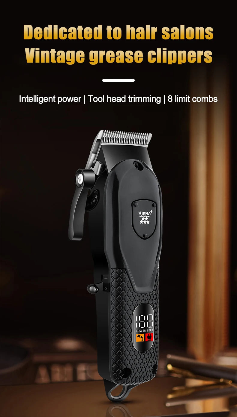 HIENA hair clipper Shaver Professional electric scissors push Barber shop hair trimmers Hair cutting machine trimmer for men BladeNest