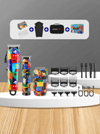 HIENA Graffiti hair clipper Hair cutting machine  Professional Hair Clipper Trimmer Set Hair Cutting Machine Cordless Barber BladeNest