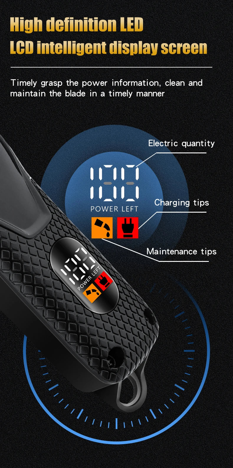 HIENA hair clipper Shaver Professional electric scissors push Barber shop hair trimmers Hair cutting machine trimmer for men BladeNest