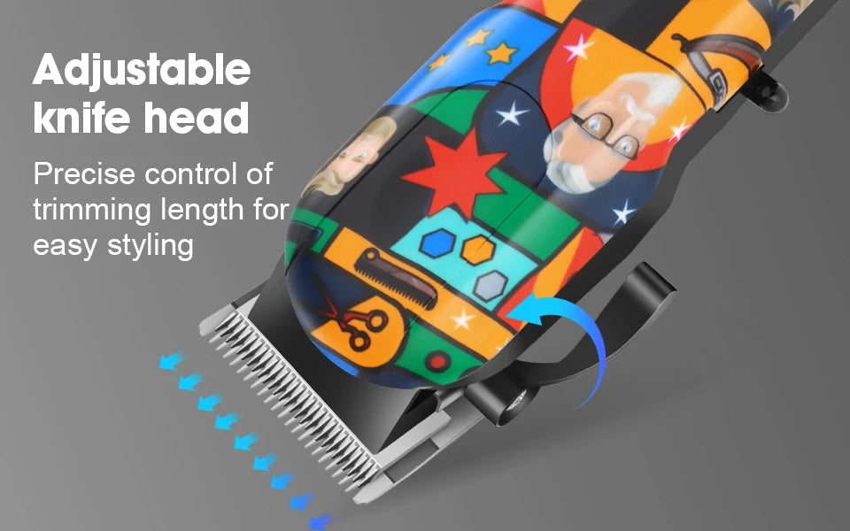 HIENA hair cutting machine Doodle style electric hair clipper professional hair clipper for men gift family beauty kit BladeNest