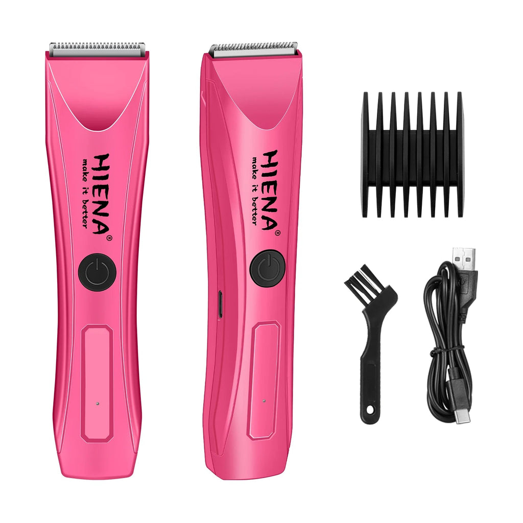 Electric Groin Hair Trimmer Pubic Hair Trimmer Body Grooming Clipper for Woman and men Bikini Epilator Rechargeable Shaver Razor BladeNest