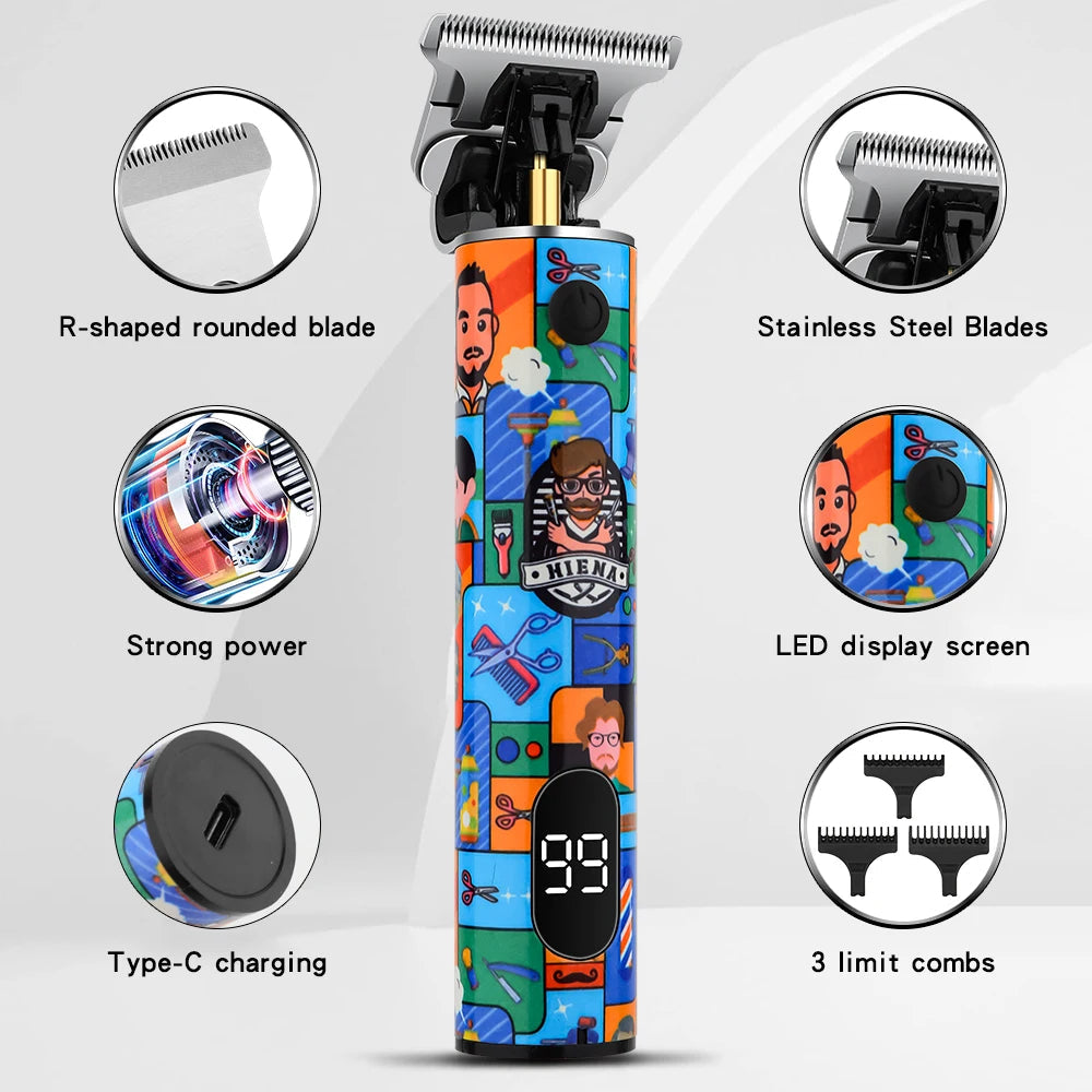 HIENA hair cutting machine Doodle style electric hair clipper professional hair clipper for men gift family beauty kit BladeNest