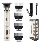 T9 Electric Hair Cutting Machine Hair Clipper Professional Men Shaver Rechargeable Barber Trimmer for Men Dragon Buddha BladeNest