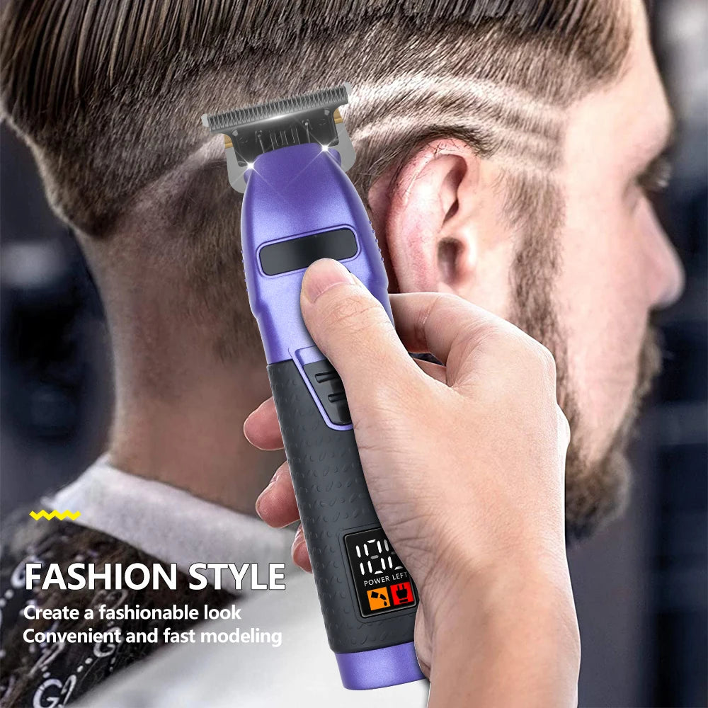 Hair Clipper Electric Hair Trimmer for Men Wireless Barber Trimmer Electric Shaver Professional Men's Hair Cutting Machine BladeNest