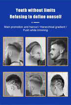 Hair Clippers trendy Graffiti design Barber shop Electric Hair Trimmer Razor Salon Hair Cutting Machine Clipper BladeNest