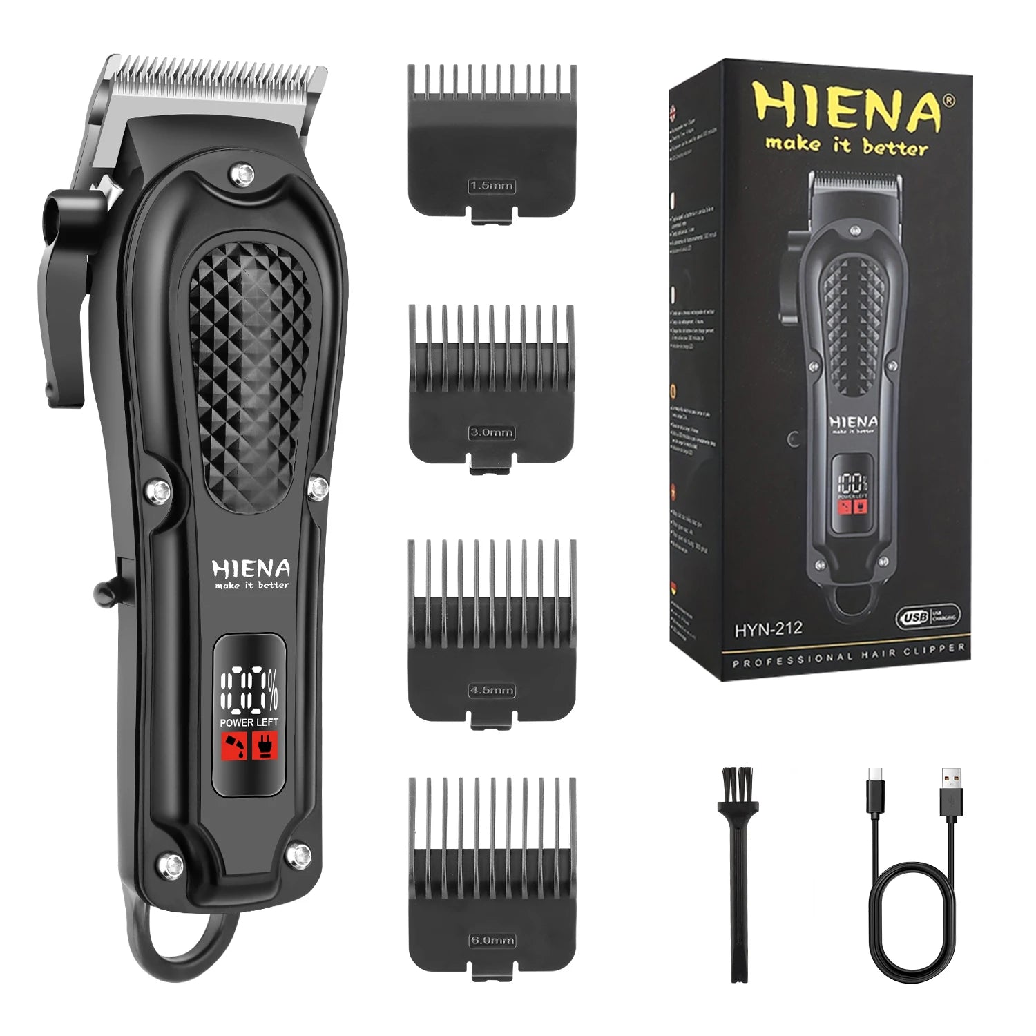 HIENA hair clipper Shaver Professional electric scissors push Barber shop hair trimmers Hair cutting machine trimmer for men BladeNest