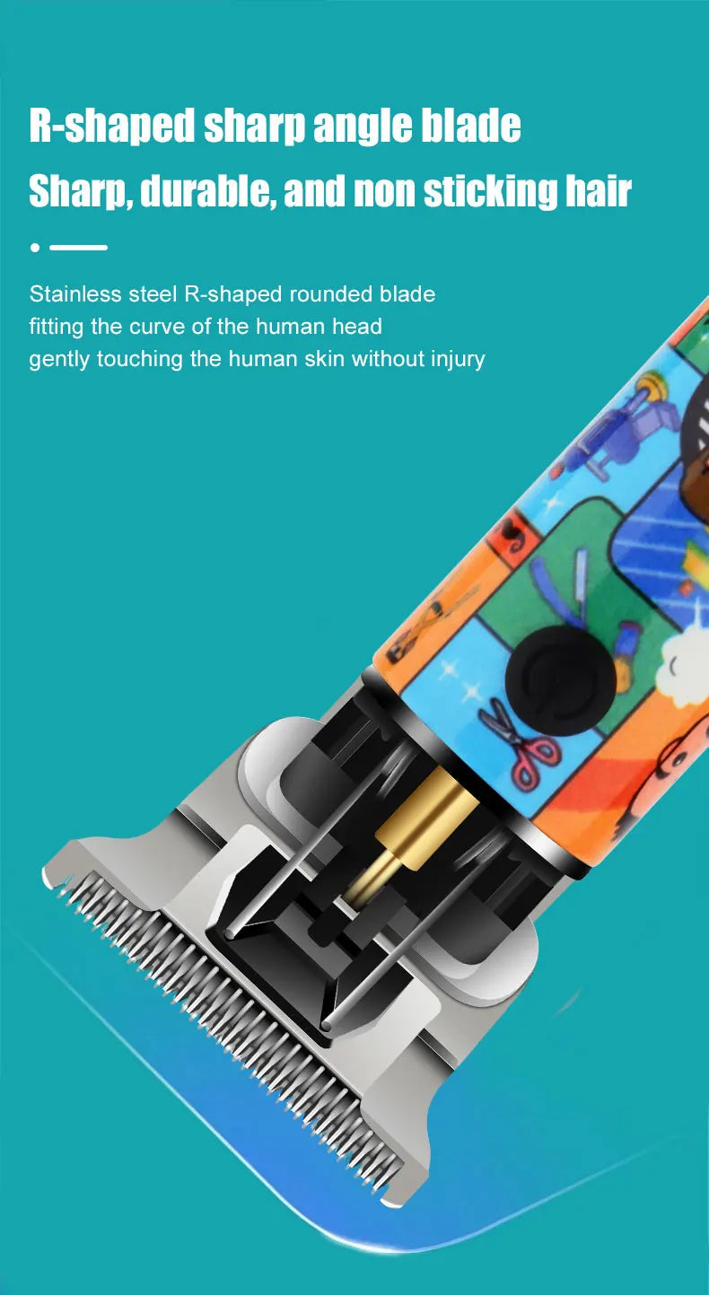 Hair Clippers trendy Graffiti design Barber shop Electric Hair Trimmer Razor Salon Hair Cutting Machine Clipper BladeNest