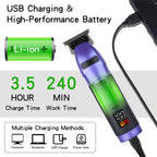 Hair Clipper Electric Hair Trimmer for Men Wireless Barber Trimmer Electric Shaver Professional Men's Hair Cutting Machine BladeNest