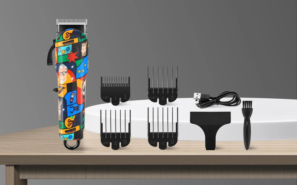 HIENA Trimmer Hair cutting machine Hair Clipper Magnetic Levitation Motor Hair Clipper Charging Base Men's Hair Clipper BladeNest