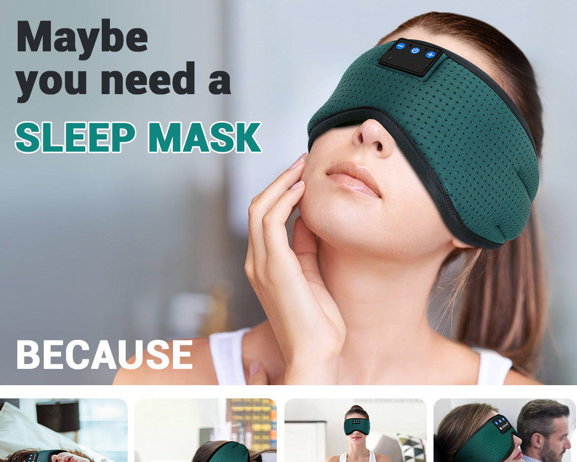 Bluetooth Sleep Mask – Music & Comfort for Deep Sleep